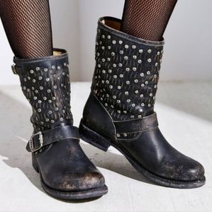 Frye Jenna Moto Combat Boot